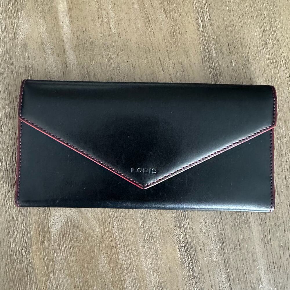 Lodis Leather Envelope Flap Wallet